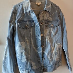 Style and Co. 1970’s Button Down  women's small Denim Jacket. Never worn.
